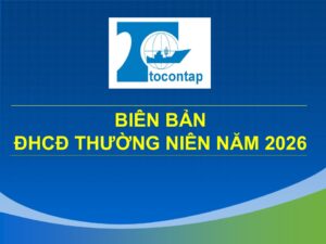 Biên Bản Đại Hội Cổ Đông Thường Niên Năm 2026
